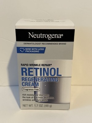 Neutrogena Rapid Wrinkle Repair Retinol Regenerating Cream Fragrance-Free, 1.7oz