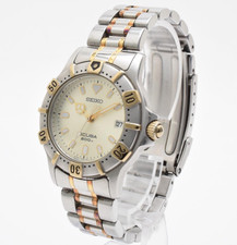 [Near MINT]  SEIKO Vintage Scuba Diver 7N35-6010 Quartz Men's Watch From JAPAN