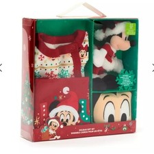 Disney Baby Mickey Mouse Friends Holiday Gift Set, 4 pieces, 3-6months