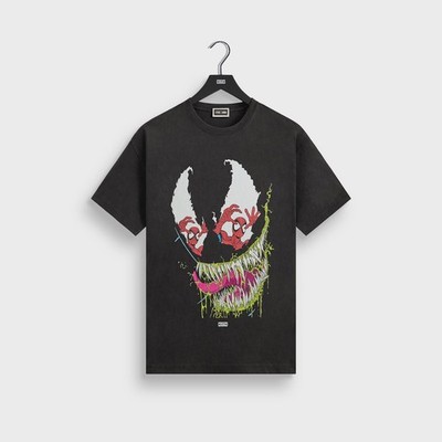 トップス KITH Marvel Venom T Marvel vs Capcom x Kith Venom Spider-Man Eye Vintage Tee T-Shirt