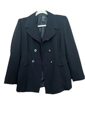 M.T. Morgan Taylor Studio Petite Women s Double Breasted Blazer Size 6P Black