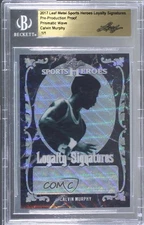 2017 Leaf Metal Sports Heroes Loyalty Signatures 1/1 Calvin Murphy #LS-CM1 HOF