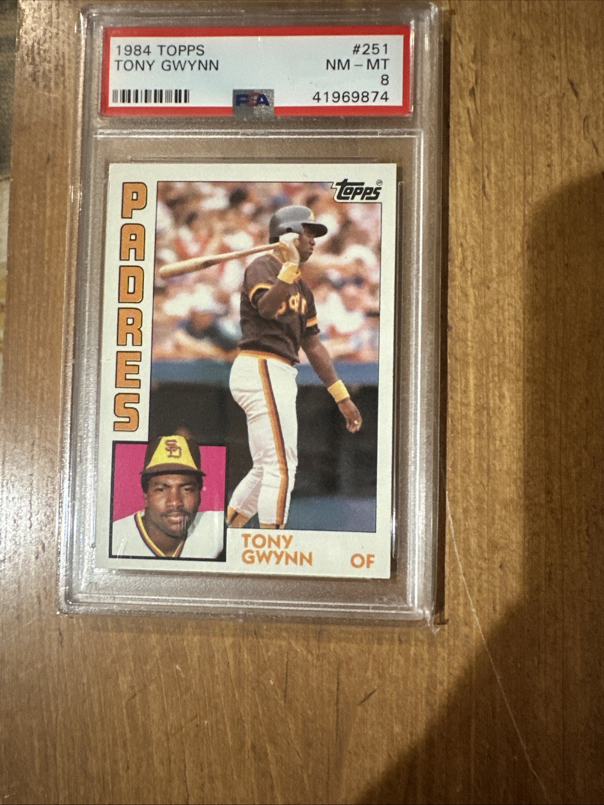 1984 Topps - Tony Gwynn HOF San Diego Padres #251 PSA 8