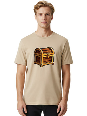 Treasure-Chest-4 Mens Graphic Tee, 100% Cotton, Casual Summer Wear