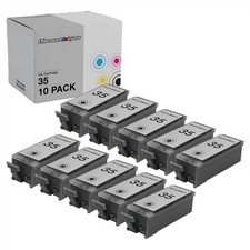 10PK BLACK Ink Cartridge w/CHIP for Canon PGI35 PGI35 PIXMA iP100 iP110 1509B002