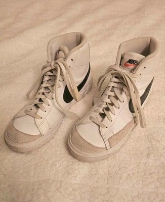 Kids Nike Trailblazer 77s High Top Sneakers Size 4 White