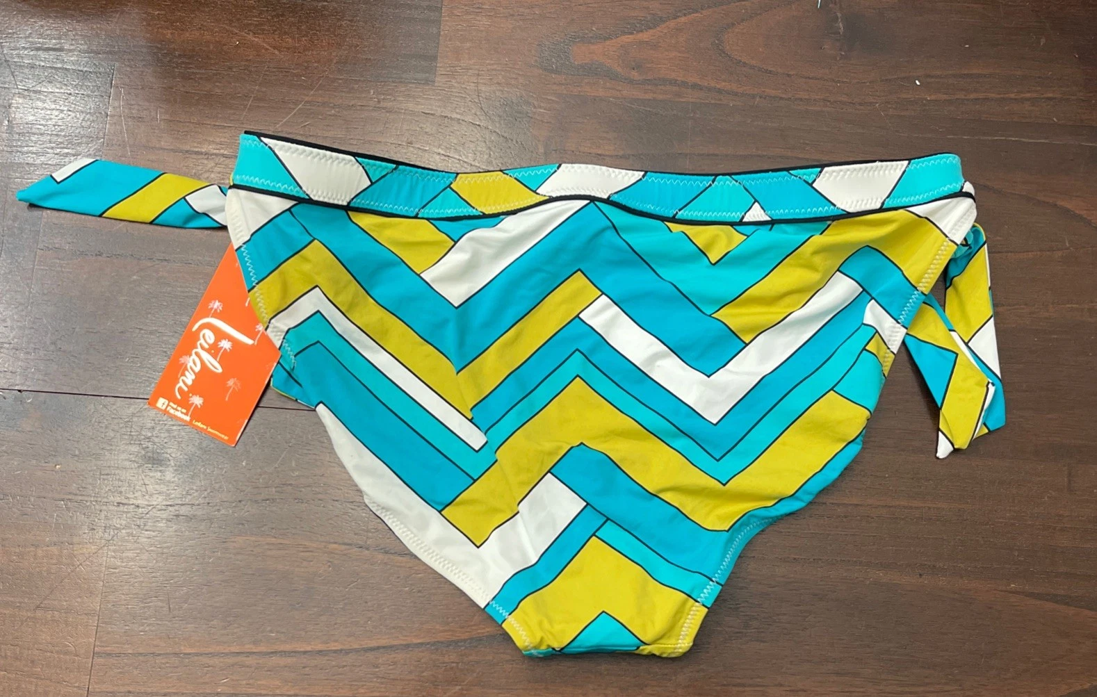 361° Leilani Ocean Sash Tie Bikini Bottom Size 10 361