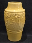 Red Wing Pottery  Art Deco #209  Vase,  Yellow  Glaze 9 3/4 " Rare