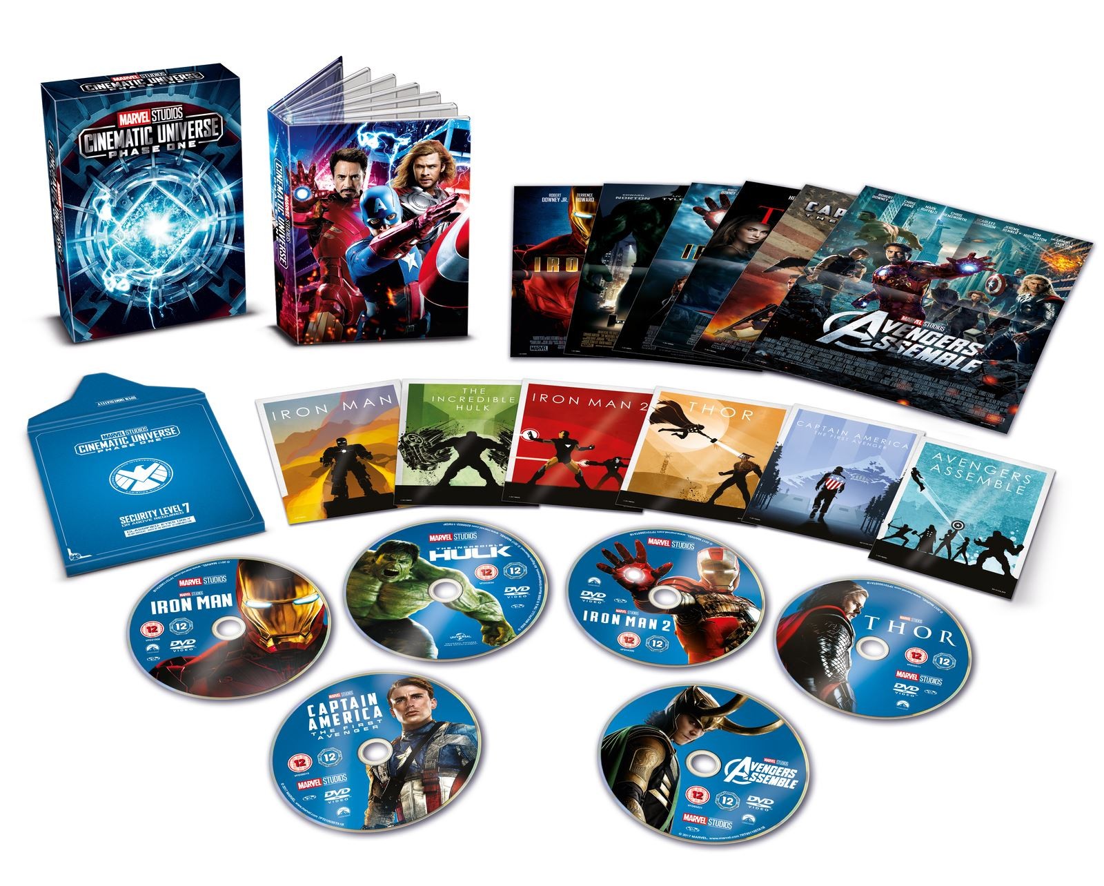 Marvel Studios Cinematic Universe: Phase One [12] DVD Box Set