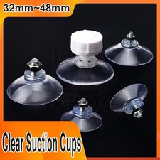 32mm 40mm 44mm 48mm Clear Suction Cups Thumb Tack Screw Rubber Window Suckers