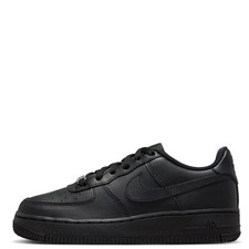 Nike Air Force 1 LE Big Kid's Size 5Y Triple Black Shoes Sneakers FV5951 001 NEW
