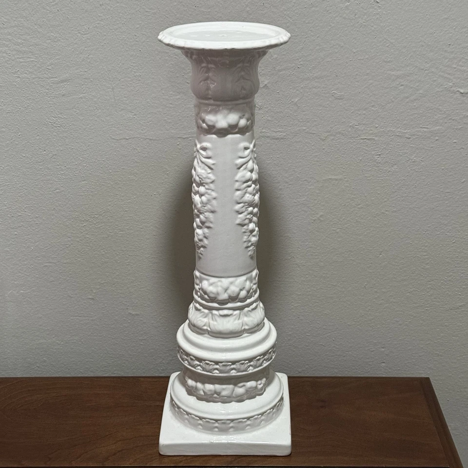 Ardalt Inc Estilo Barroco 23.5” Cerámica Planta Soporte Pintado a Mano en Brasil Foto 2 de 4