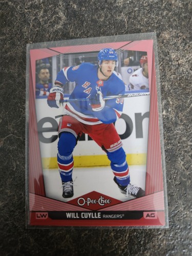 2024-25 O-Pee-Chee Red Boarder Will Cuylle Card# 495