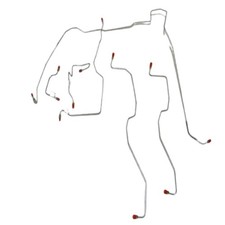 For Mercury Mountaineer 2006-2010 Front Brake Lines Steel Tkt0641om-cpp For Mercury Mountaineer 2006-2010 Front Brake Lines Steel Tkt0641om-cpp