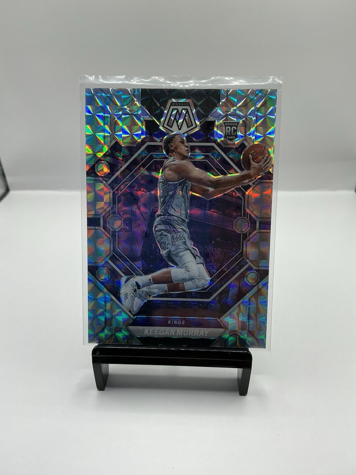2022-23 Panini Mosaic - Rookies Keegan Murray #227 Silver Mosaic Prizm (RC)