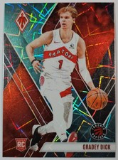 2023-24 Panini Phoenix Teal Laser Prizm Gradey Dick #282 ROOKIE Toronto Raptors