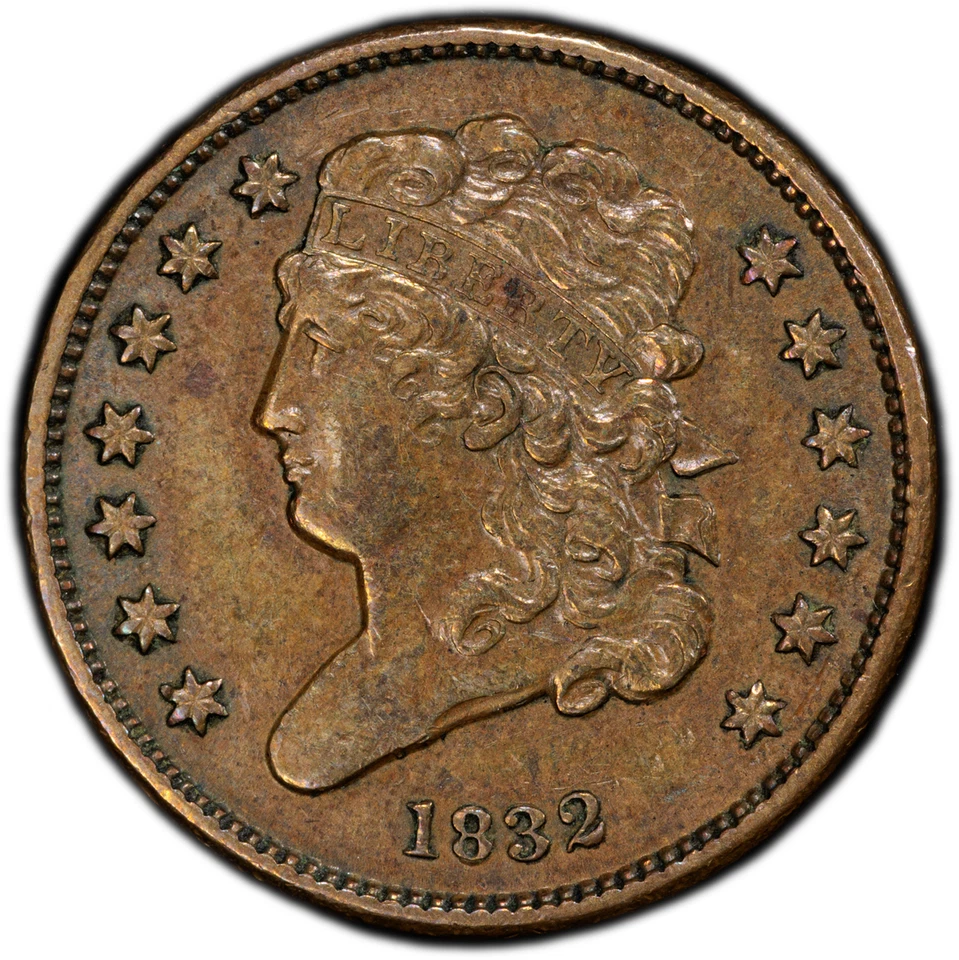 1832 Classic Head Half Cent - PCGS XF-45 - Extra Fine 45 - Image 4 of 4