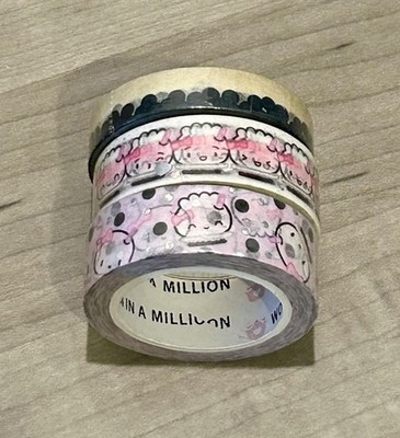 Wonton in a Million x Once More With Love Collab Boba Tea   3 washi tape set A