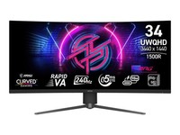 MSI MPG 346CQRFDE X24 - Led-Monitor - Gaming - Gebogen