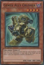 Yugioh! LP Genex Ally Crusher - HA04-EN039 - Super Rare - 1st Edition Lightly Pl