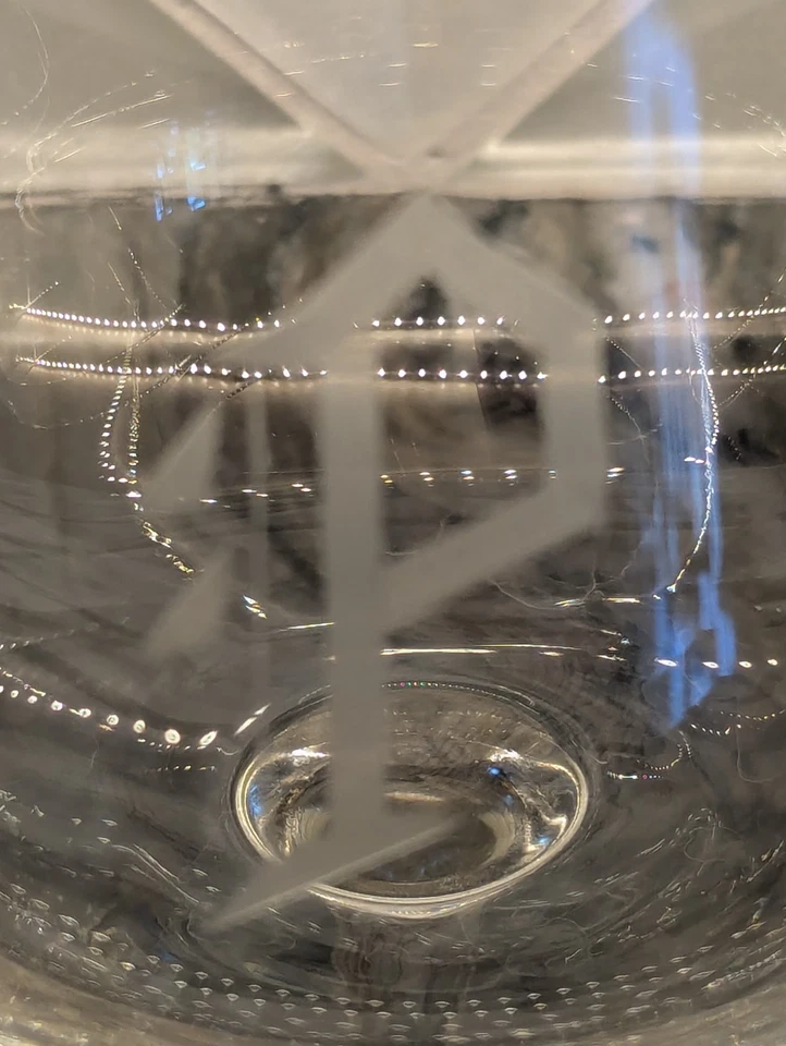 Juego de 4 copas de vino con monograma "P" Villeroy & Bosch vintage, cristal de gama alta Foto 3 de 4