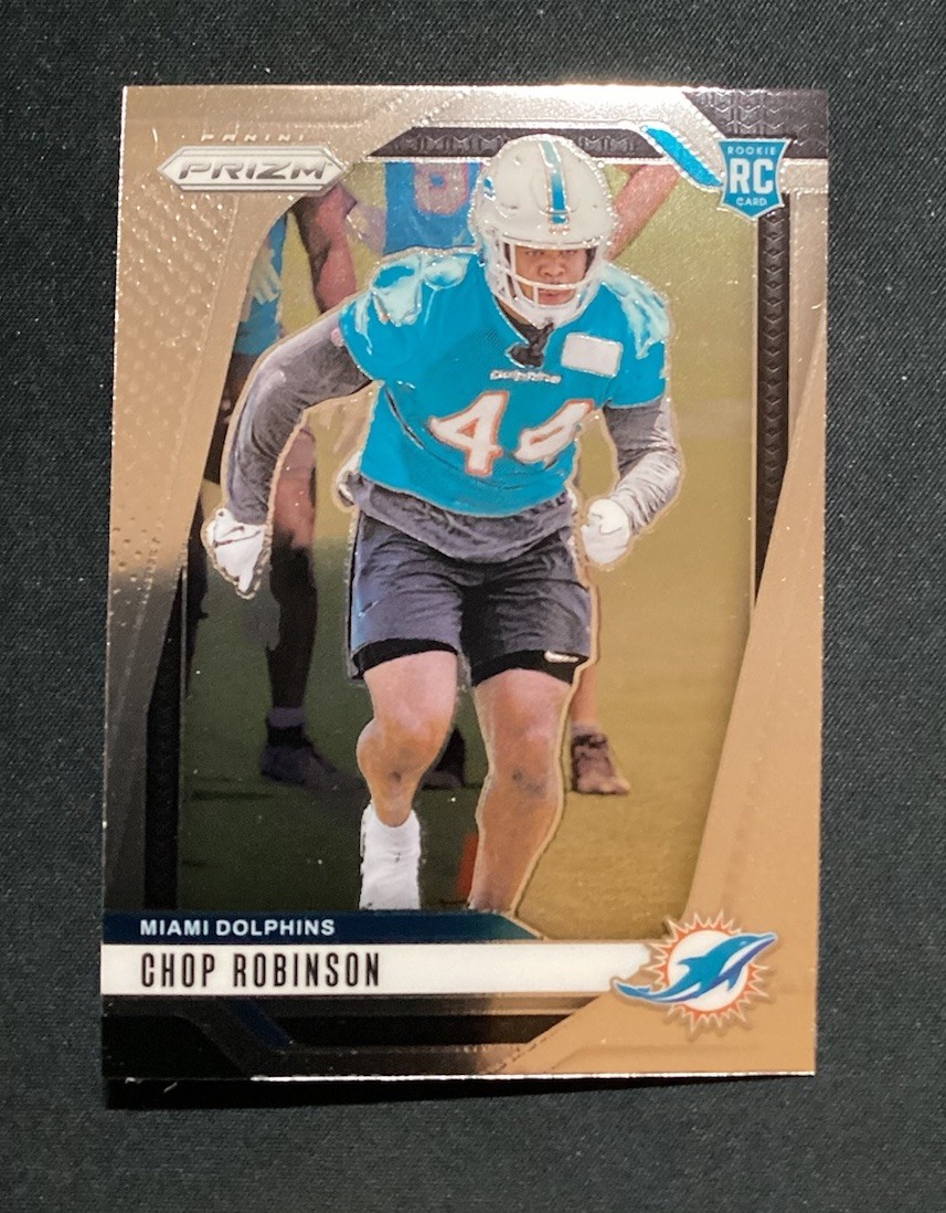 2024 Panini Prizm Chop Robinson RC Rookie #319 Miami Dolphins