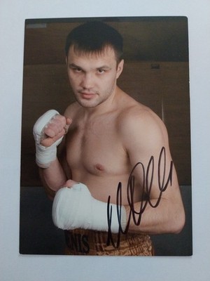 Denis Inkin Autogramm Signiert AK Boxen
