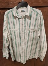 Vintage 90s International Levi's Striped Long Sleeve Button Up Shirt Mens Large