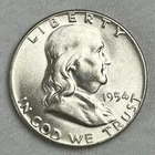 1954 P FRANKLIN HALF DOLLAR BU