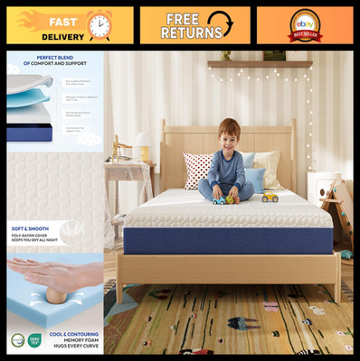 6'' Firm Gel Memory Foam Full Mattress in a Box, Pressure Relief & Spinal Support