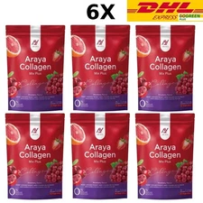 6 x ARAYA Collagen Mix Plus Powder trawberry Flavor Supplement Brightening SkinS