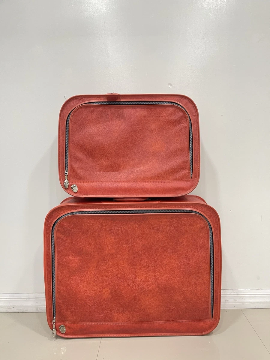 Red Vintage Luggage Sets Travel Accessories for sale | eBay