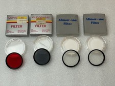 Camera Lens Filters Lot Of Four 49 mm and 52 mm Albinar and Quantaray READ