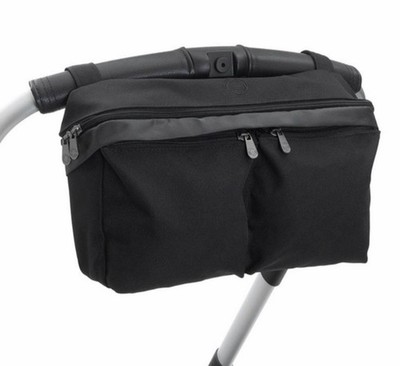 Bugaboo Stroller Bag Organizer Black Bag Baby Diapers Removable Strap Pockets