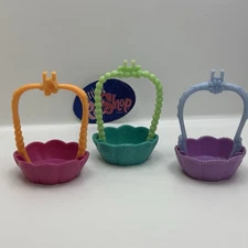 BASKETS FOR ROUND ‘N ROUND PLAYSET - Authentic Littlest Pet Shop - Hasbro LPS