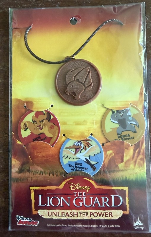 Disney The Lion Guard Unleash The Power Necklace Pendant New Sealed