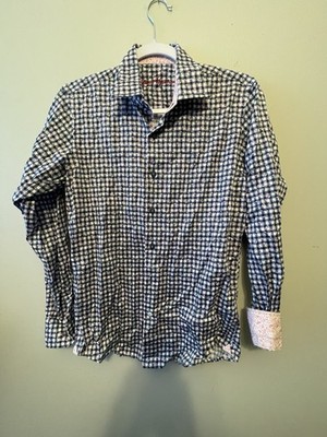 Robert Graham Kids Button Down Shirt XL Boys Long Sleeve Formal