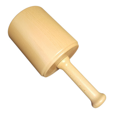 Bierschlegel groß / rund Buche massiv,D=140mm, L=170mm