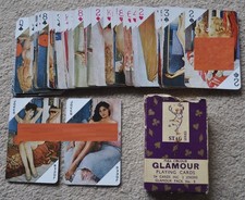 PLAYING CARDS Adult Full Glamour Colour Models Complete Vintage Set STAG Pack #2