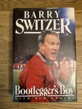 Barry Switzer Bootlegger’s Boy with Bud Shrake SIGNED!! HC DJ Oklahoma Sooners