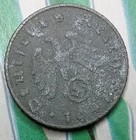 1941-AGermany 5pf Nazi Coin WW2 — photo 1