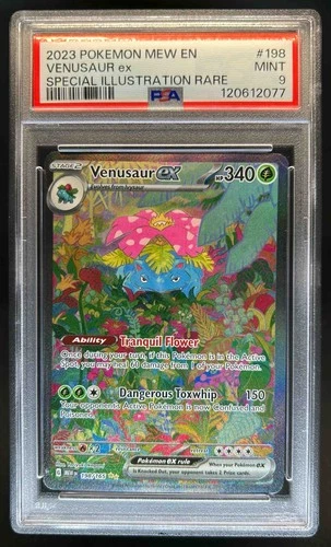 2023 Pokemon SV 151 Venusaur ex #198/165 PSA 9