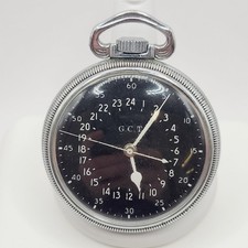 WWII Hamilton 4992B GCT Pocket Watch 1941 AN5740 US Military 22J Navigation
