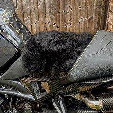 Motorcycle Seat Pad Sheepskin 25cm Square Security Straps Adventure Touring Motorcycle Seat Pad Sheepskin 25cm Square Security Straps Adventure Touring