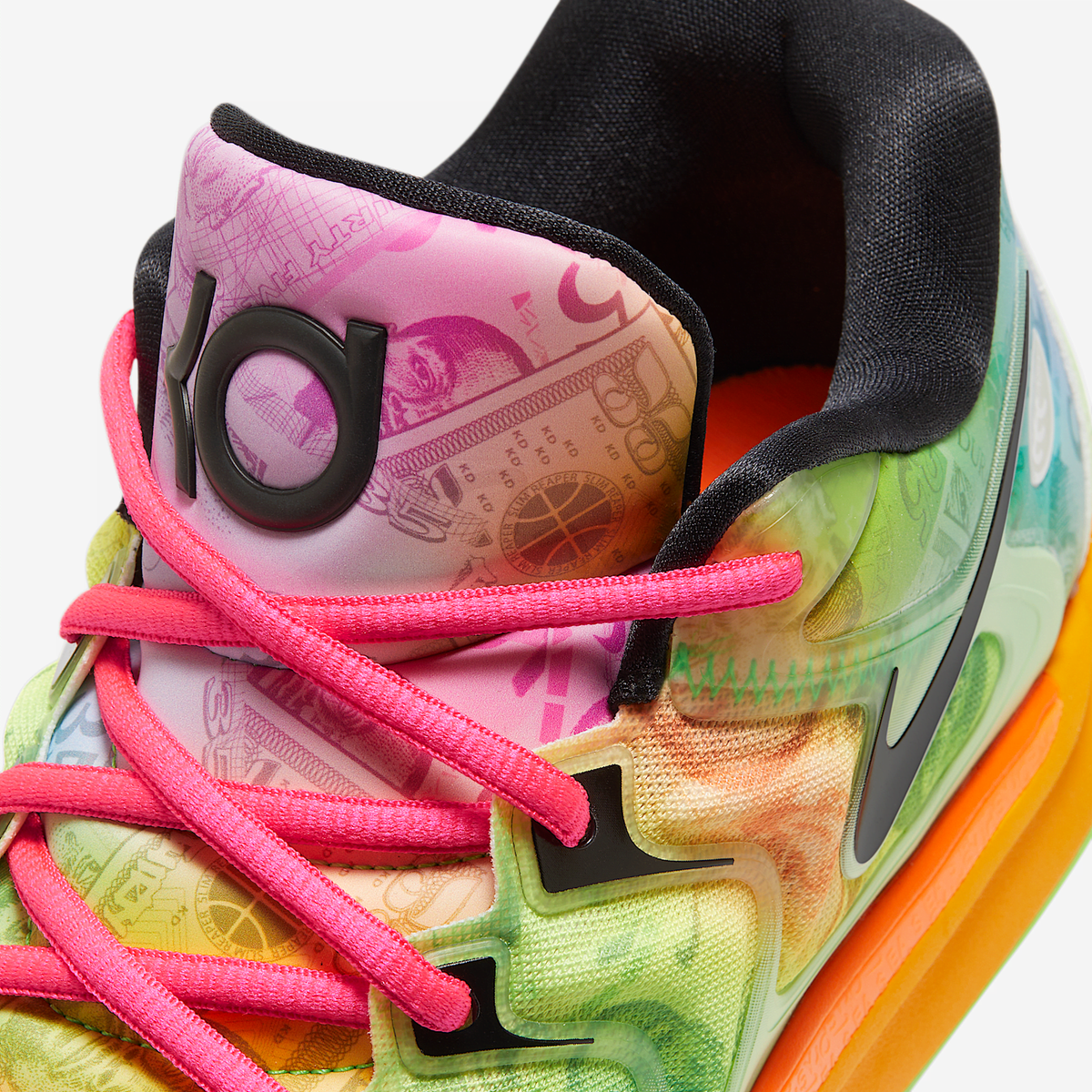 NIKE KD17 EP ASW HF1810-700 Barely Volt Hyper Pink Total Orange  