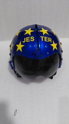 HGU-33 TOP GUN MAVERICK ''JESTER'' FIGHTER PILOT HELMET+BADGE