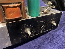 Vintage Valve Radio Amplifier Chassis
