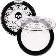 Goth White Cream to Powder Foundation Makeup, Professional Clown White Face Body