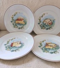 Limoges Porcelain de Sologne Set 4 French Che...