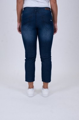 Jeans W30 dunkelblau BLUE MONKEY 7/8 slim Charlotte 30926X